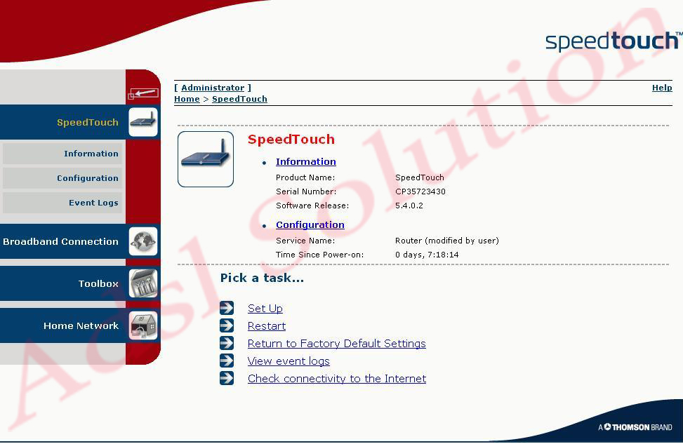 Thomson SpeedTouch 585(v6)